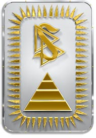 Логотип Центра религиозной технологии —  символы Саентологии и Дианетики